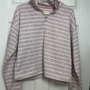 Thread & Supply Pink and White Striped Sweater